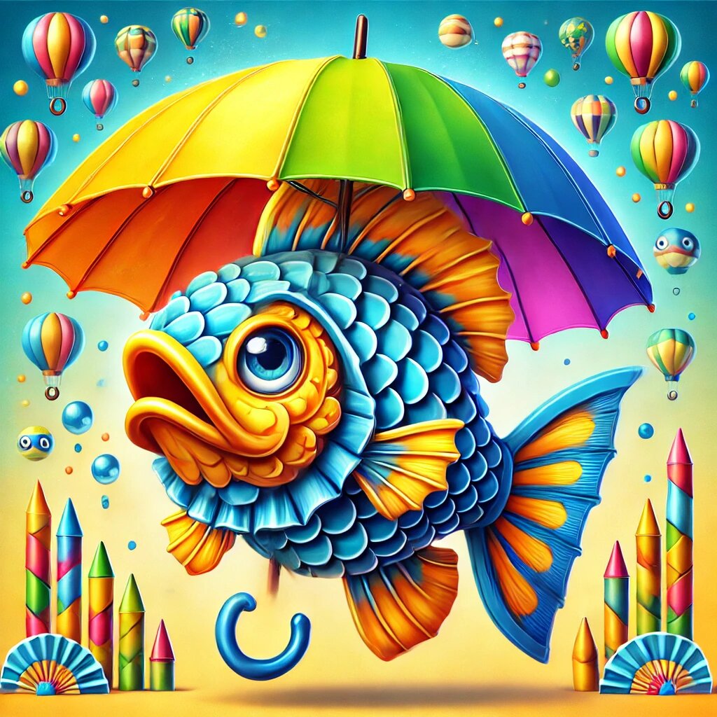 Fish Costumes That Expand with Umbrella: A Unique Costume Idea