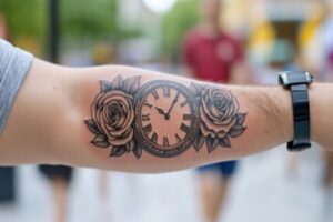 Top 15 Timeless Clock Tattoos for Men: Bold & Meaningful